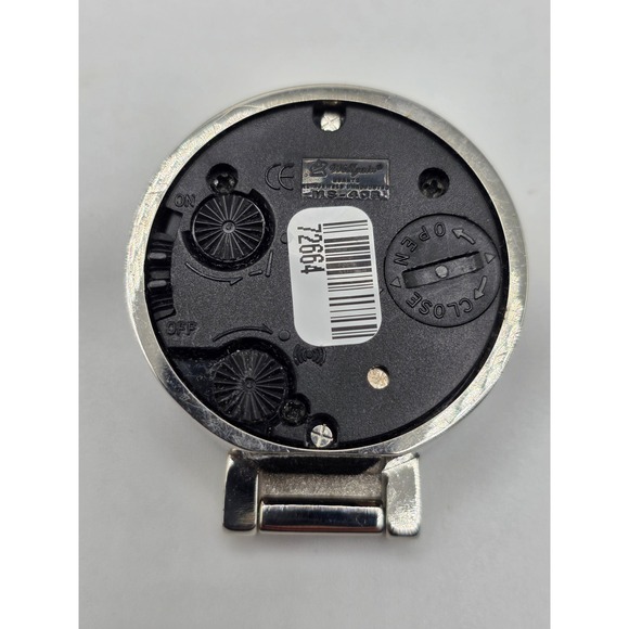 Dakota Watch Company Quartz Travel Desk Clock w/ Wooden Box – Runs Great - Picture 6 of 8